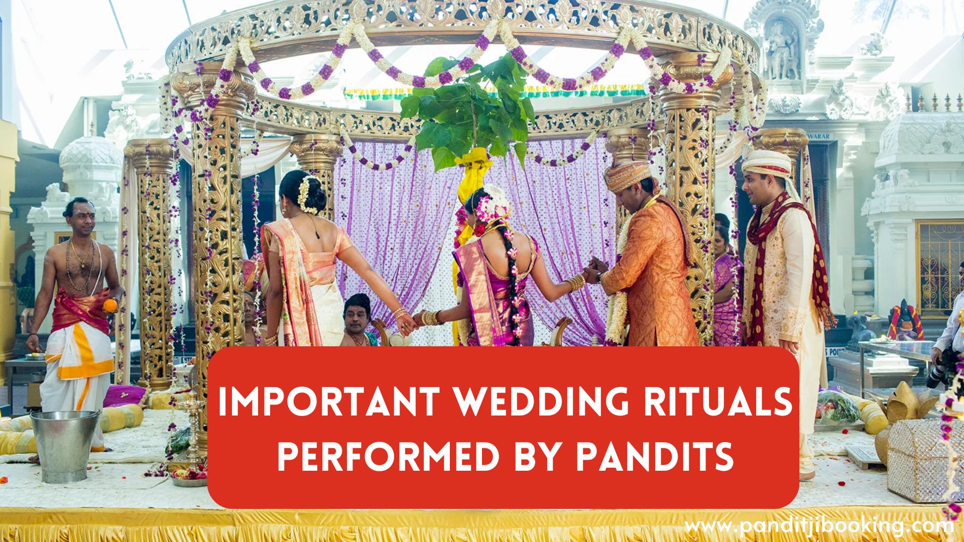 Important Wedding Rituals Performed by Pandits
